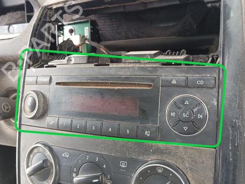 Used Radio MERCEDES-BENZ A-CLASS (W169) A 180 CDI (169.007, 169.307) (109 hp) 24366428