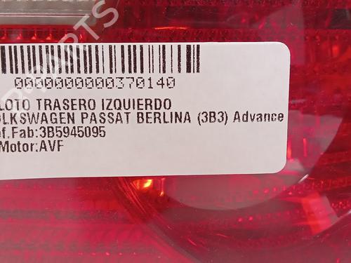 Left taillight VW PASSAT B5.5 (3B3) 1.9 TDI | BP15353770C34 