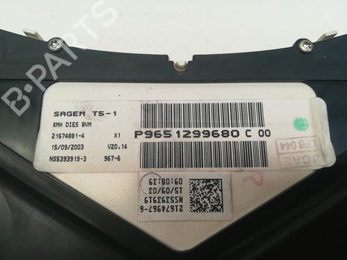 Instrument cluster PEUGEOT 307 (3A/C)  | BP9348239C47 