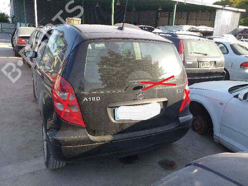 Used Tailgate MERCEDES-BENZ A-CLASS (W169) A 180 CDI (169.007, 169.307) (109 hp) 12276327