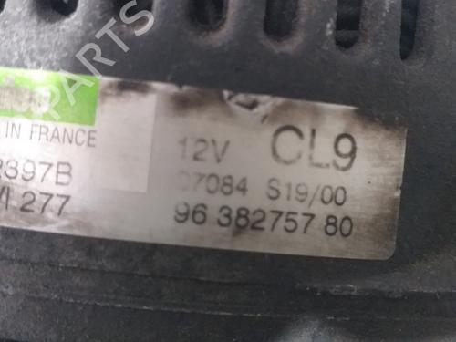 Alternator PEUGEOT 206 Hatchback (2A/C) 1.4 LPG | BP9355262M7 