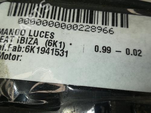 Headlight switch SEAT IBIZA II (6K1)  | BP9357820I24 