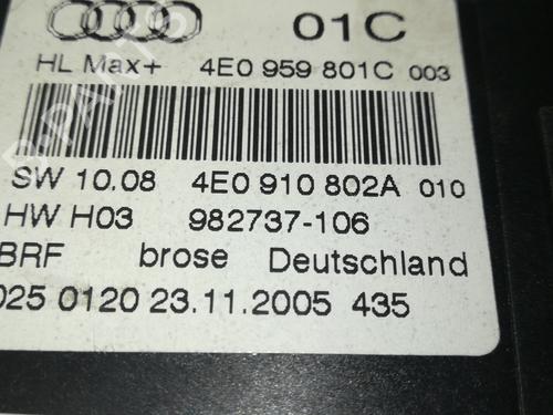 Left rear window motor AUDI A8 D3 (4E2, 4E8) 3.0 TDI quattro | BP9356677E23 