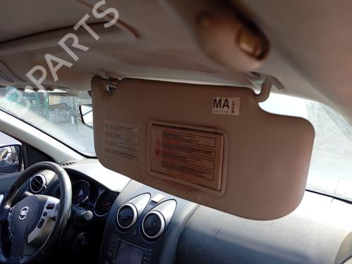 Used Right sun visor NISSAN QASHQAI / QASHQAI +2 I (J10, NJ10, JJ10E) 1.5 dCi (110 hp) 25205735