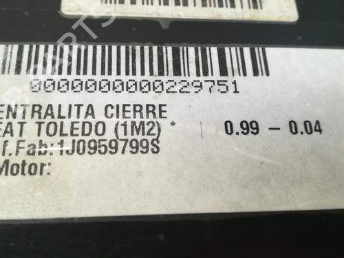 Comfort control module SEAT TOLEDO II (1M2)  | BP9357891M56 
