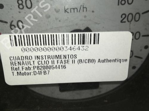 Instrument cluster RENAULT CLIO II (BB_, CB_) 1.2 16V (BB05, BB0W, BB11, BB27, BB2T, BB2U, BB2V, CB05,... | BP13383318C47 