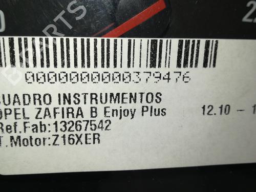 Instrument cluster OPEL ZAFIRA / ZAFIRA FAMILY B (A05)  | BP17666612C47 