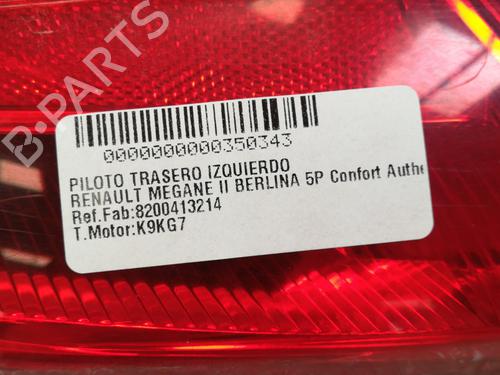 Left taillight RENAULT MEGANE II (BM0/1_, CM0/1_) 1.5 dCi (BM1F, CM1F) | BP15663055C34 
