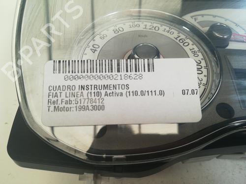 Instrument cluster FIAT LINEA (323_, 110_) 1.3 D Multijet (323AXB11, 323AXB1A) | BP9357264C47 