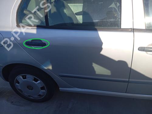 Høyre bak utvendig håndtak SKODA FABIA I (6Y2) [1999-2008]  22219106