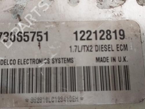 Engine control unit (ECU) OPEL ASTRA G Hatchback (T98)  | BP9349310M57 