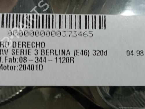Højre forlygte BMW 3 (E46) 320 d | BP15940821C29 