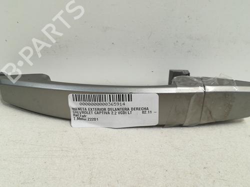 Front right exterior door handle CHEVROLET CAPTIVA (C100, C140) 2.2 D (163 hp)null