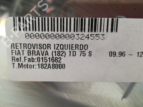 Left mirror FIAT BRAVA (182_) 1.9 TD 75 S (182.BF) | BP12845115C26 