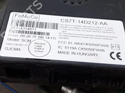Module électronique FORD FIESTA VI (CB1, CCN) 1.25 (82 hp) 16229664