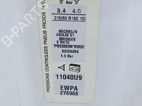 Front left lock CITROËN JUMPY II Van 1.6 HDi 90 8V | BP29288988C98 