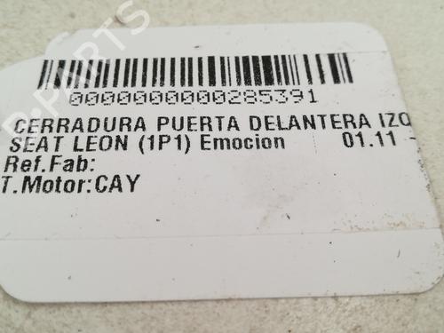 Front left lock SEAT LEON (1P1) 1.6 TDI | BP12284217C98