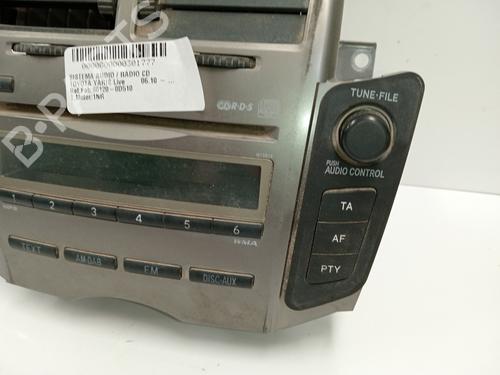Radio TOYOTA YARIS (_P9_) 1.33 VVT-i (NSP90_, NSP90R) | BP12285758E6 