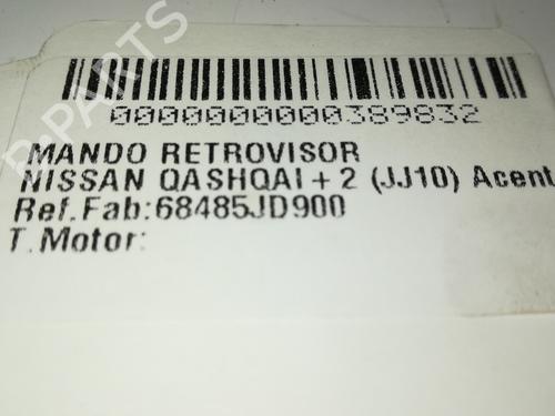 Mirror switch NISSAN QASHQAI / QASHQAI +2 I (J10, NJ10, JJ10E) 1.5 dCi | BP16481703I25 