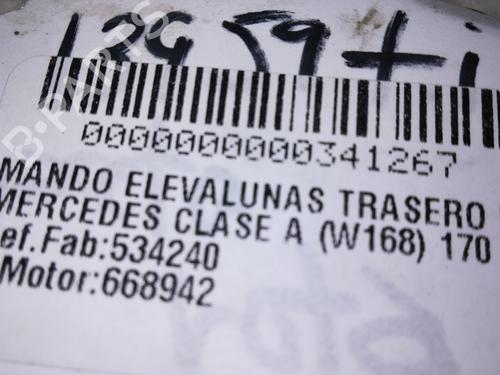 Left rear window switch MERCEDES-BENZ A-CLASS (W168) A 170 CDI (168.009, 168.109) | BP13021021I29 