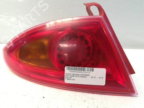 Used Left taillight SEAT LEON (1P1) 1.6 TDI (90 hp) 9360955