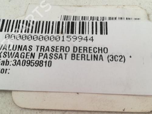 Rear right window mechanism VW PASSAT B6 (3C2)  | BP9353870C25 