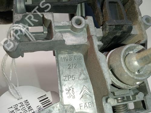 Front left exterior door handle PEUGEOT 207 (WA_, WC_) 1.4 HDi | BP16912538C128 