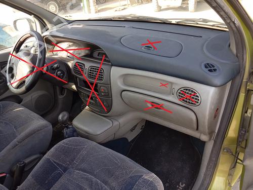 Tableau de bord RENAULT SCÉNIC I MPV (JA0/1_, FA0_) 1.9 dTi (JA1U) (80 hp) 28478149