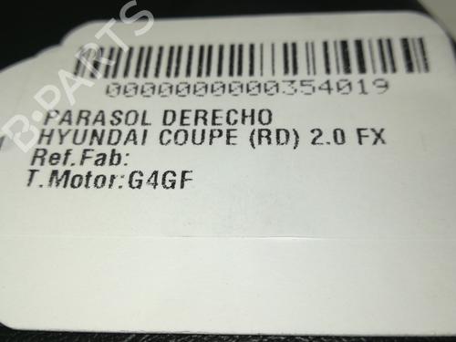 Right sun visor HYUNDAI COUPE I (RD) 2.0 16V | BP13523746I2