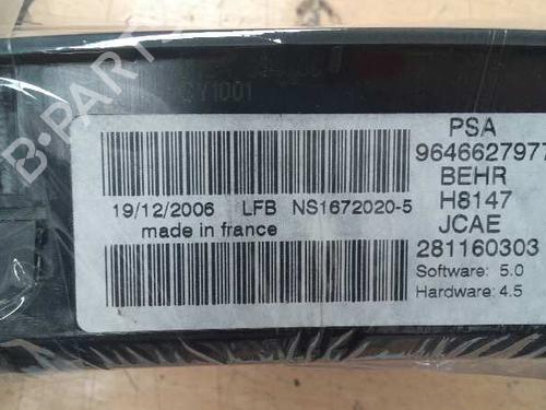 Commande Chauffage PEUGEOT 307 (3A/C)  | BP9350565I5 