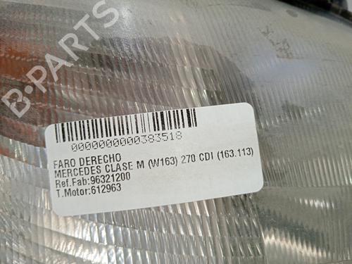 Højre forlygte MERCEDES-BENZ M-CLASS (W163) ML 270 CDI (163.113) | BP16253342C29 