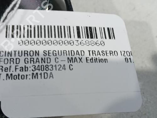 Rear left seatbelt FORD GRAND C-MAX (DXA/CB7, DXA/CEU)  | BP16048761I29 