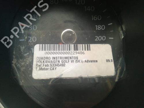 Instrument cluster VW GOLF VI (5K1) 1.6 TDI | BP9357869C47 
