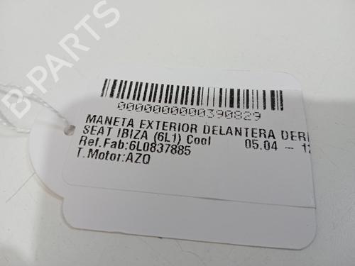 Front right exterior door handle SEAT IBIZA III (6L1)  | BP16919419C129 