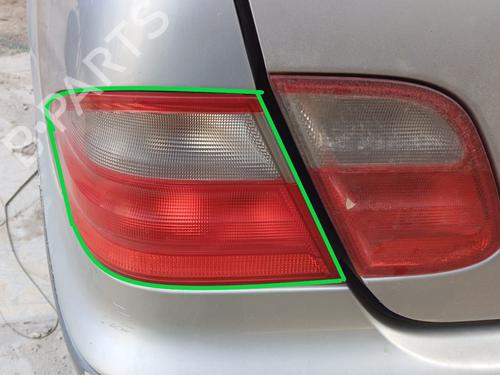 Used Left taillight MERCEDES-BENZ CLK (C208) CLK 230 Kompressor (208.347) (193 hp) 24452231