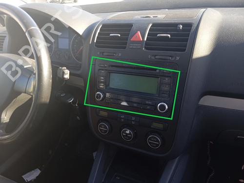 Bilradio VW GOLF V (1K1) 1.9 TDI (105 hp) 22598422