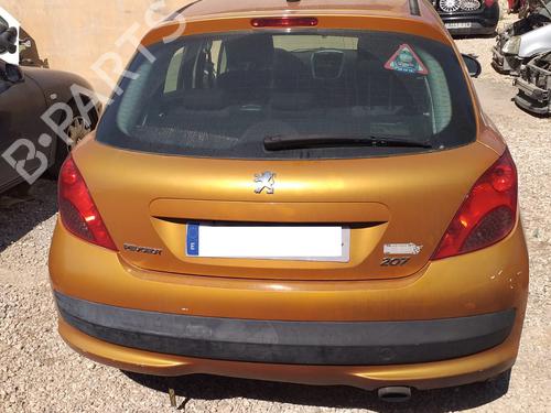 Bak støtfanger PEUGEOT 207 (WA_, WC_) 1.6 HDi (90 hp) 12282771