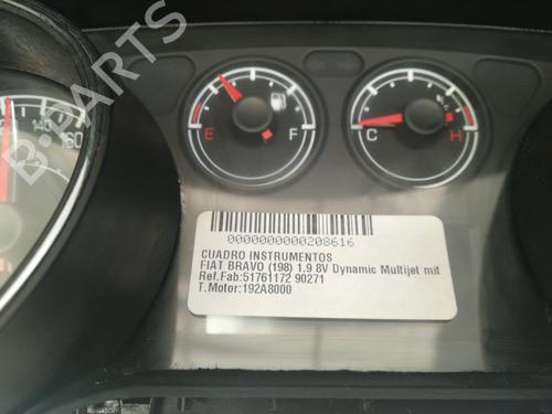 Instrument cluster FIAT BRAVO II (198_) 1.9 D Multijet (198AXB1A) | BP9356468C47 