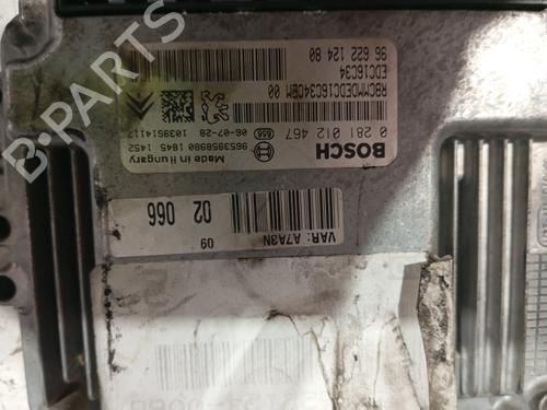 Engine control unit (ECU) PEUGEOT 207 (WA_, WC_) 1.6 HDi | BP29427252M57 