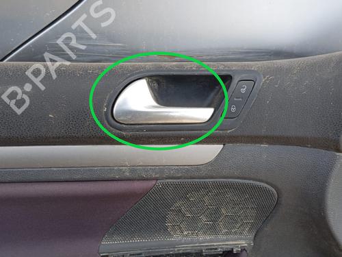 Used Front left interior door handle VW GOLF V (1K1) 1.6 MultiFuel (102 hp) 16237320