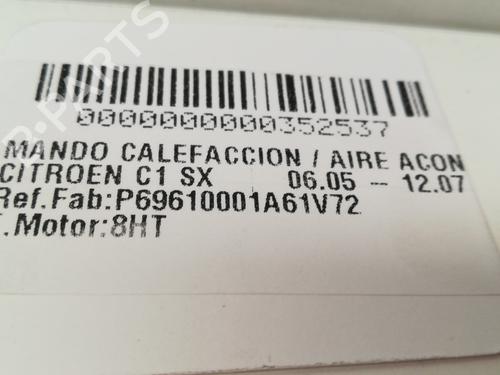 Climate control CITROËN C1 (PM_, PN_) 1.4 HDi | BP13384750I5 