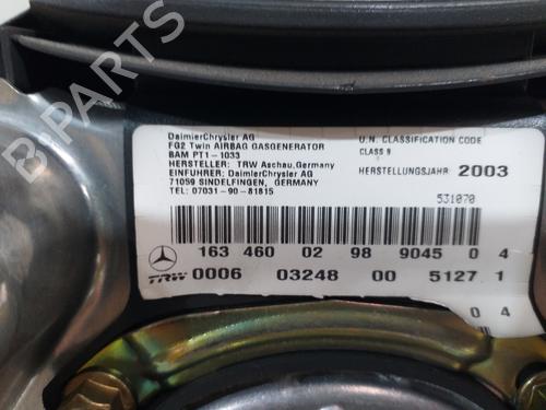 Driver airbag MERCEDES-BENZ M-CLASS (W163) ML 270 CDI (163.113) | BP15518919C9 