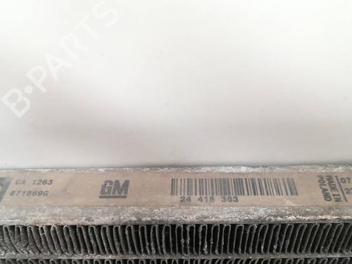 AC radiator OPEL VECTRA C (Z02)  | BP9349099M32 