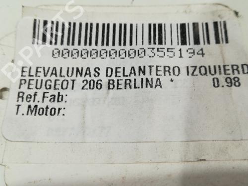 Front left window mechanism PEUGEOT 206 Hatchback (2A/C)  | BP13257269C22 