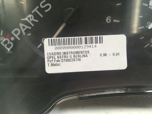 Instrument cluster OPEL ASTRA G Hatchback (T98)  | BP9348196C47 