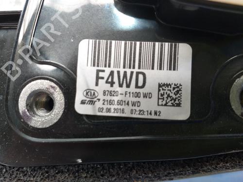 Right mirror KIA SPORTAGE IV (QL, QLE) 1.7 CRDi | BP25122128C27 