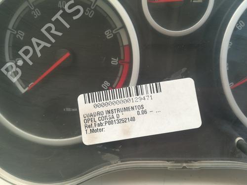 Instrument cluster OPEL CORSA D (S07)  | BP9348225C47 