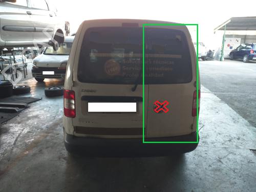 Used Right tailgate VW CADDY III Box Body/MPV (2KA, 2KH, 2CA, 2CH) 2.0 SDI (70 hp) 17230043