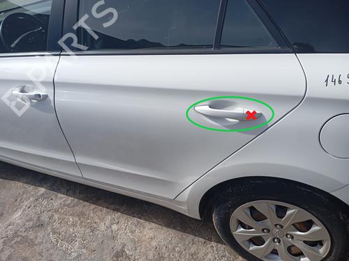 Türgriff hinten links außen für HYUNDAI i20 II (GB, IB) [2014-2021]  24527917