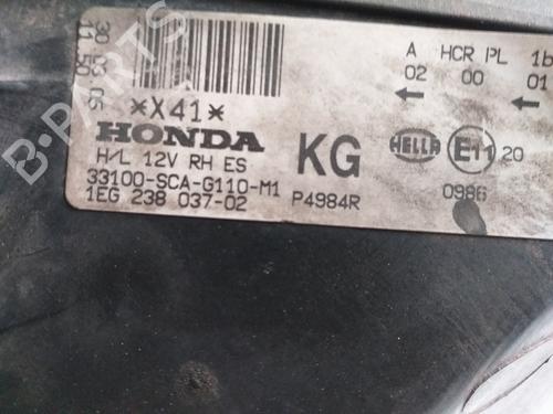 Højre forlygte HONDA CR-V II (RD_) 2.2 CTDi (RD9) | BP22516512C29 